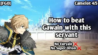 [FGO] Camelot Chapter 4/5 - Gawain Boss Fight - Solo Gameplay