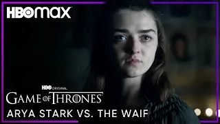 Arya Stark vs. The Waif | Game of Thrones | HBO Max