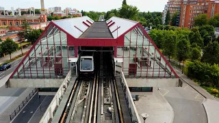 Racing the Lille metro with a drone
