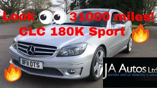 2011 11 MERCEDES-BENZ CLC CLASS 1.8 CLC180 KOMPRESSOR SPORT 3d Only 31000 Miles !!