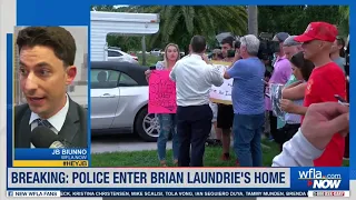 Police Enter Brian Laundrie's Florida Home Before Gabby Petito Prayer Vigil | #HeyJB on WFLA Now