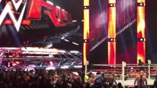 Seth Rollins vs Kane. Lumber Jack Match. Raw 10-12-15