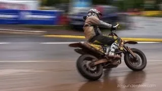 Supermoto Drifts, jumps & crashes - iDM St. Wendel [HD]