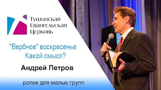 Ролик "Вербное" воскресенье, какой смысл?" от 25 апреля 2021