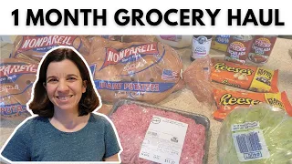 All Grocery Shopping Trips for 1 Month for a Large Family of 6 - With Prices!