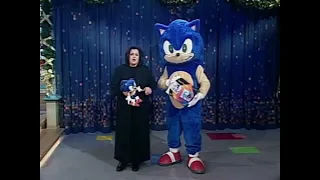 Sonic (Voiced by Ryan Drummond) appears on the Rosie O'Donnell Show