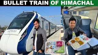 HIMACHAL VANDE BHARAT Express Executive class Journey and Review Amb andaura to Delhi