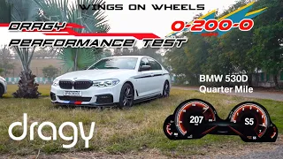 BMW 530d G30/G31 Dragy 0-100-200 Top Speed