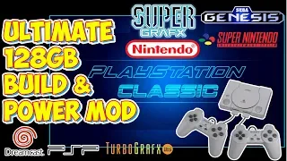 The BEST 128GB PlayStation Classic AutoBleem Build! PSX & Tons Of Retro Consoles!