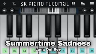SUMMERTIME SADNESS, I'm 99% sure YOU CAN PLAY THIS 🎹