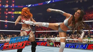 WWE 2K23 MAIN EVENT CARMELLA (W/CHELSEA GREEN) VS GIGI DOLIN (W/JACY JAYNE)