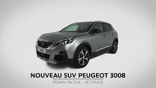 PEUGEOT 3008 SUV | Settings Interface