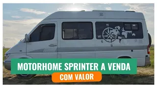 MOTORHOME À VENDA - SPRINTER 313 - MONTAGEM NOVA