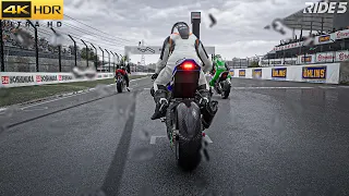 RIDE 5 - Honda CBR 600 RR 2009 Race Rainy Gameplay (4K/60FPS)