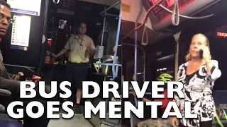 Bus Driver Loses His Mind Over Passengers