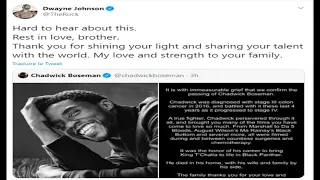 Celebrities React to [Chadwick Boseman Death!]