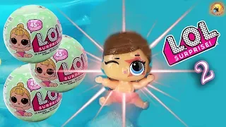 ЛОЛ СЮРПРИЗЫ 2 серия СЕСТРИЧКИ! Пупсы меняют цвет Распаковка LOL Surprise Lil Sister Dolls Baby