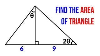A Nice Geometry Problem | Find the area of the triangle