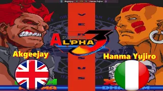 Street Fighter Alpha 3-Akgeejay vs Hanma Yujiro FT5