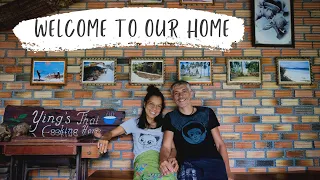 How We Live a Rural Life - Tropical Island Green Garden Home - THAI Cooking Class Koh Samui Thailand