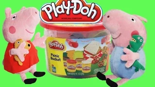 Play doh Веселый пикник с Пеппа Пиг Плей до