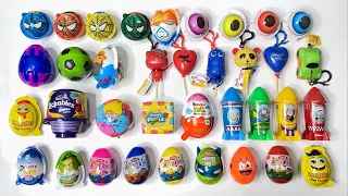 36 Surprise Candies Unboxing | Surprise Eggs with Kinder Joy Fun Video | Lollipop
