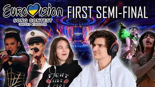 Reacting to The First Semi-Final of Eurovision Song Contest 2023