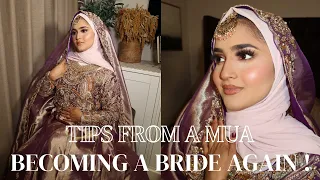 Becoming A Bride AGAIN! Makeup Artist Tips & Tricks Indian Bridal Makeup Tutorial*SPILLING the TEA*