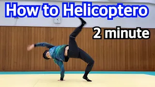 [ How to ] Helicoptero tutorial BreakDance Capoeira Tricking Skill