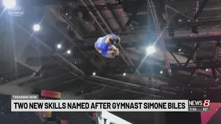 Two new gymnastic moves named after Simone Biles