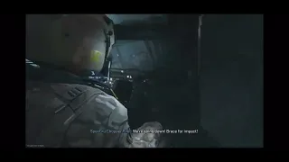 Modern warfare 2 CHOPPER GUNNER Calling in/Downed animation