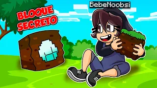 ENCONTRAMOS EL BLOQUE SECRETO DE MINECRAFT!!😱😍- NOOBSI Y BEBENOOB descubren el SECRETO de MINECRAFT