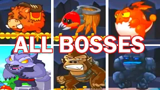 Deno's World - Beating ALL BOSSES | Fight All Bosses