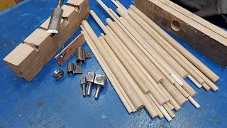 The 5 MOST popular ways to make ROUND wooden sticks.