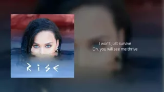 Katy Perry - Rise ( Instrumental + Lyrics on Screen / Karaoke )