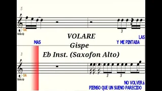 VOLARE - Eb Inst. (Saxo Alto, Saxo Baritono) (Partitura/Playback)