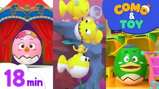 Como | Learn Numbers with Como 18min | Learn colors and words | Como Kids TV