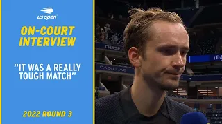 Daniil Medvedev On-Court Interview | 2022 US Open Round 3