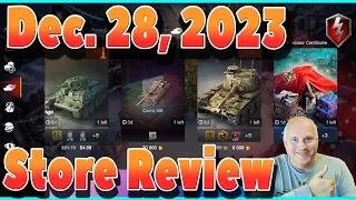 What to Buy in Store Dec 28, 2023 WOT Blitz  | Littlefinger on World of Tanks Blitz