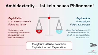 Was ist Ambidexterity und welche Formen gibt es?