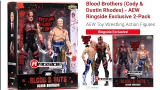 Blood Brothers (Cody & Dustin Rhodes) - AEW Ringside Collectibles Exclusive 2-Pack Blood & Guts