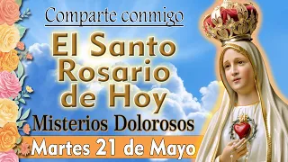 Santo Rosario CORTO de hoy martes 21 de mayo 2024 SIN ANUNCIOS EN LA ORACION, MISTERIOS DOLOROSOS