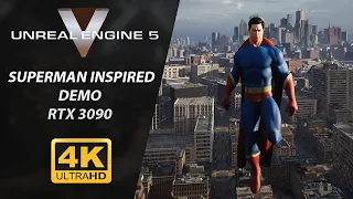 SUPERMAN Inspired Demo in Unreal Engine 5 | Gameplay