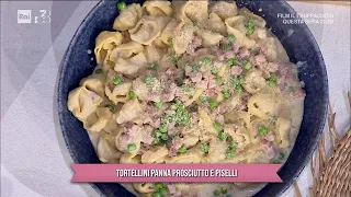 Tortellini panna, prosciutto e piselli - È sempre mezzogiorno 07/05//2024