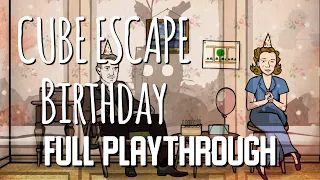 Cube Escape: Birthday • FULL PLAYTHROUGH