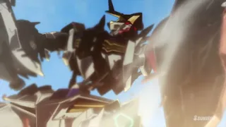 Gundam Barbatos lupus vs Hashmal | Gundam iron-blooded orphans ss2 ep 38