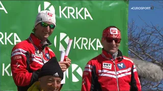 Gregor Schlierenzauer - 253,5 m (Fall) - Planica 22-03-2018 - EUROSPORT