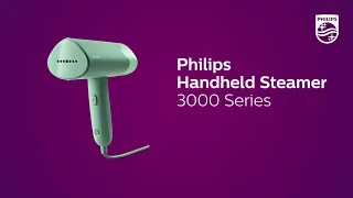 Philips Handheld Steamer 3000 Series (STH3010) - Compact & foldable. Kill 99.9% of bacteria*