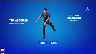 Buying Billy Bounce in Fortnite