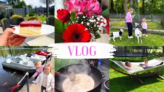 VLOG🇩🇪: вкусный десерт 🍮 плов в казане🤤подарки от детей🫶в зоопарке 🦌🐐влог за 3 дня